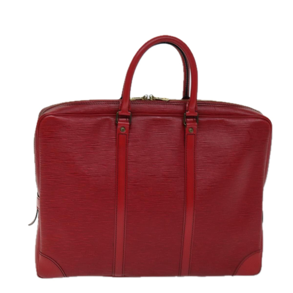 LOUIS VUITTON Epi Porte Documents Voyage Business Bag Red M54477 LV th4936