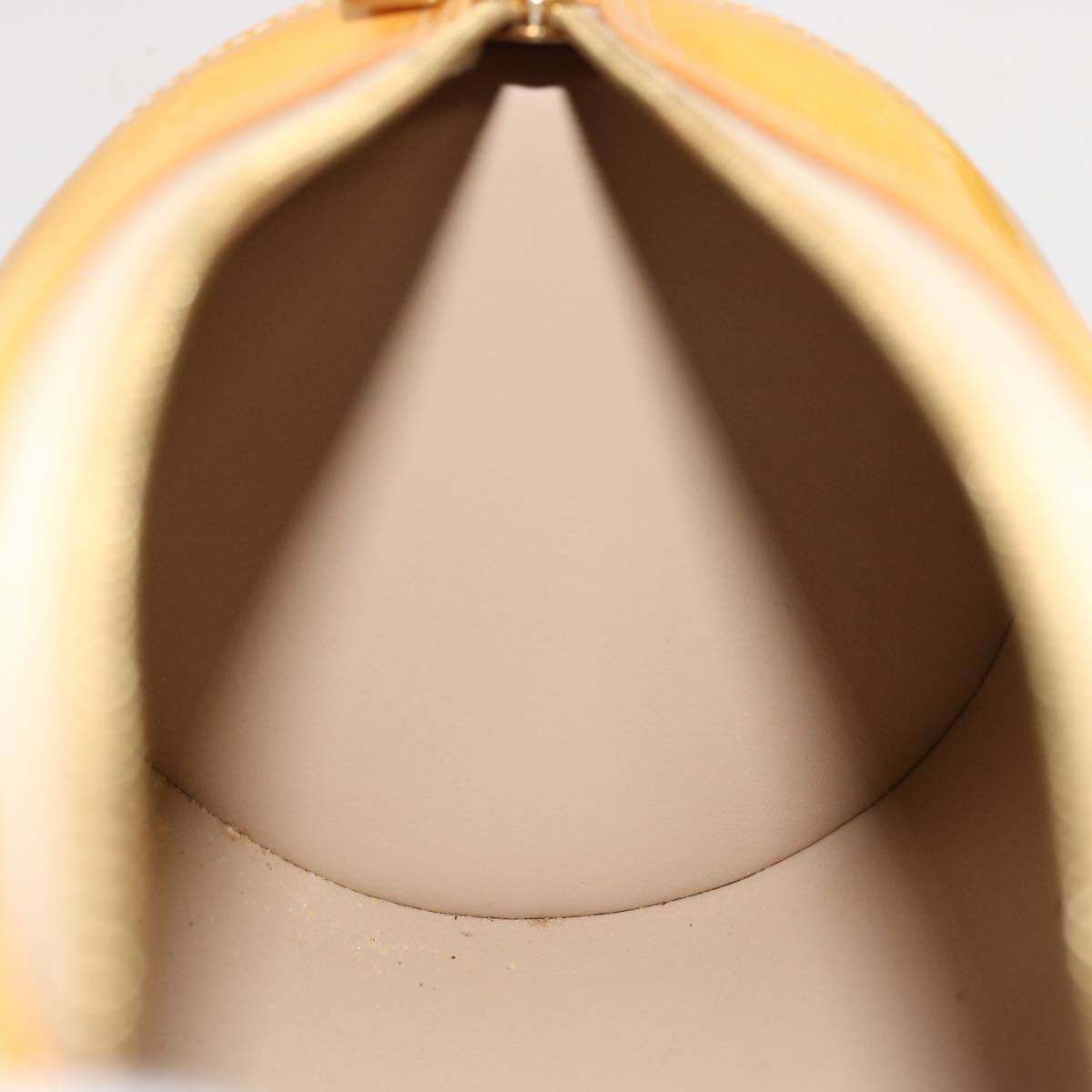 LOUIS VUITTON Monogram Vernis Bedford Hand Bag Beige M91006 LV th4939