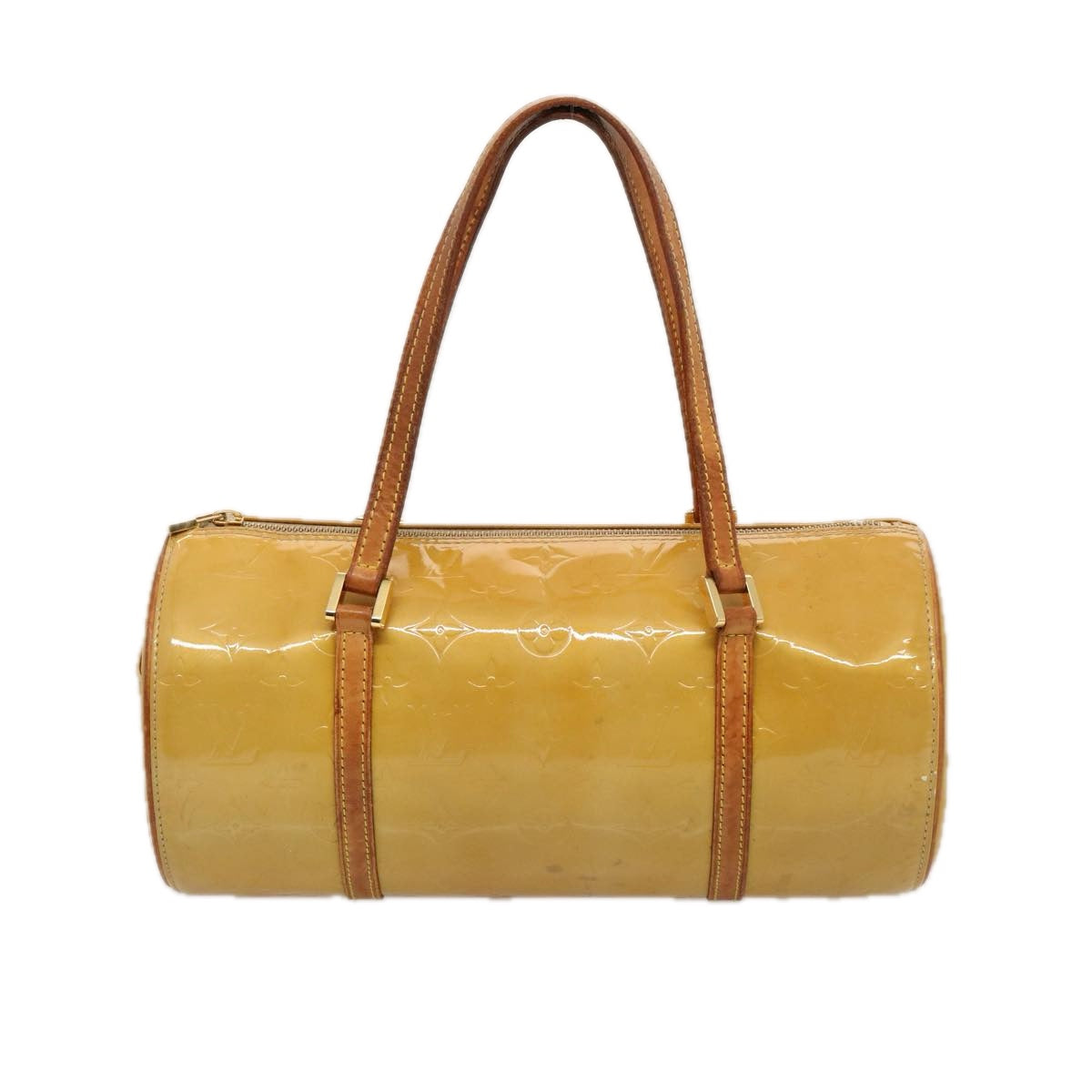 LOUIS VUITTON Monogram Vernis Bedford Hand Bag Beige M91006 LV th4940