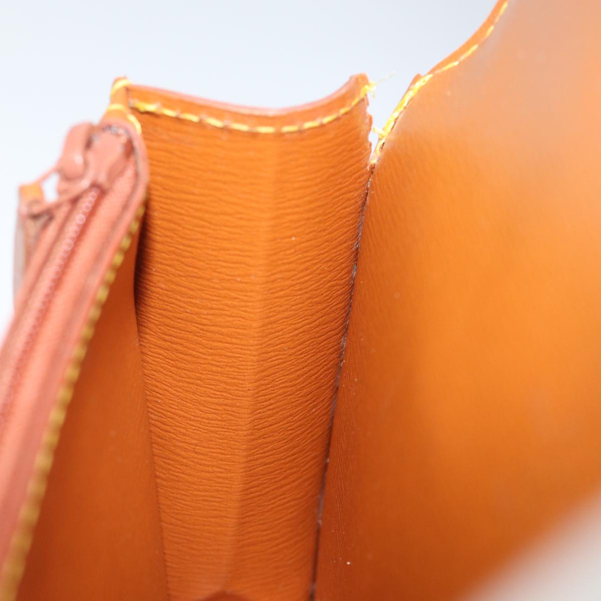 LOUIS VUITTON Epi Tilsitt Pouch Brown M52603 LV th5122