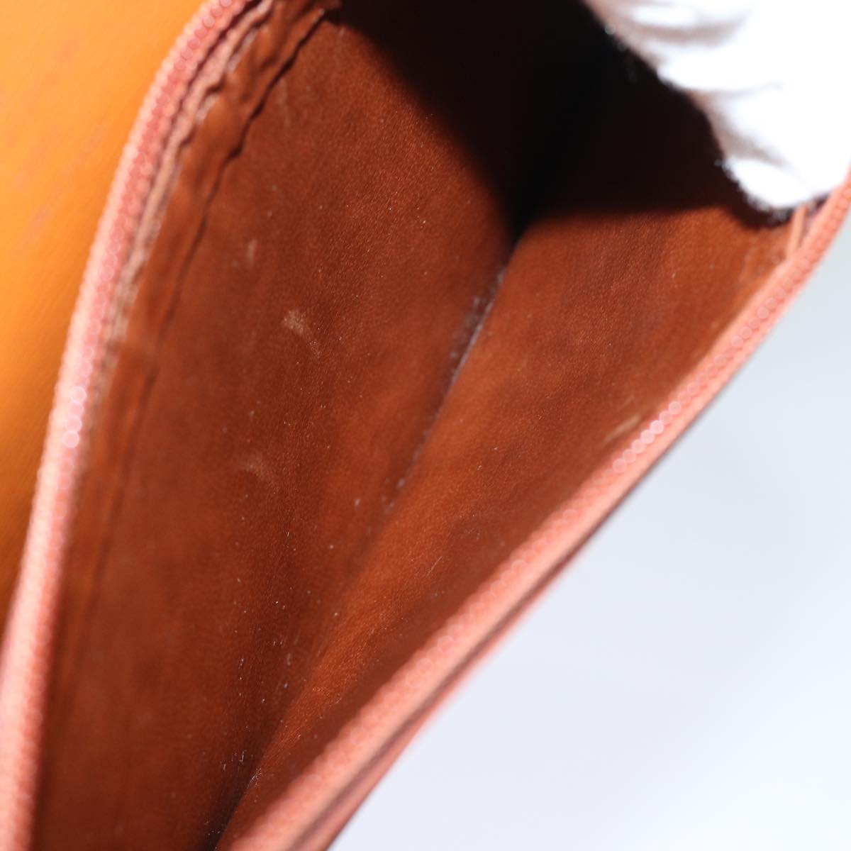 LOUIS VUITTON Epi Tilsitt Pouch Brown M52603 LV th5122