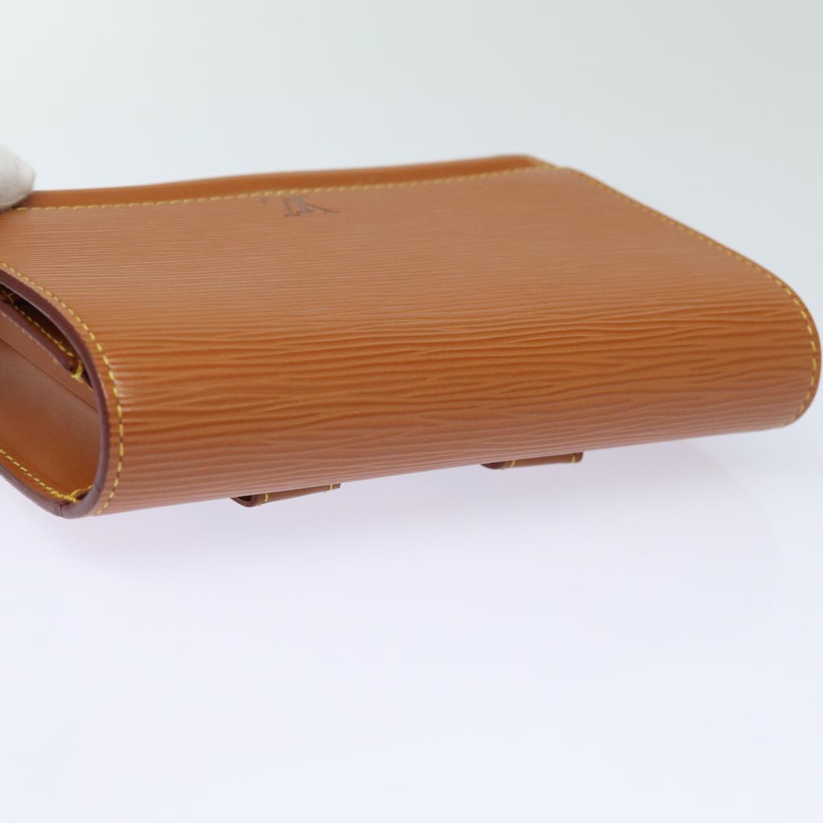 LOUIS VUITTON Epi Tilsitt Pouch Brown M52603 LV th5122