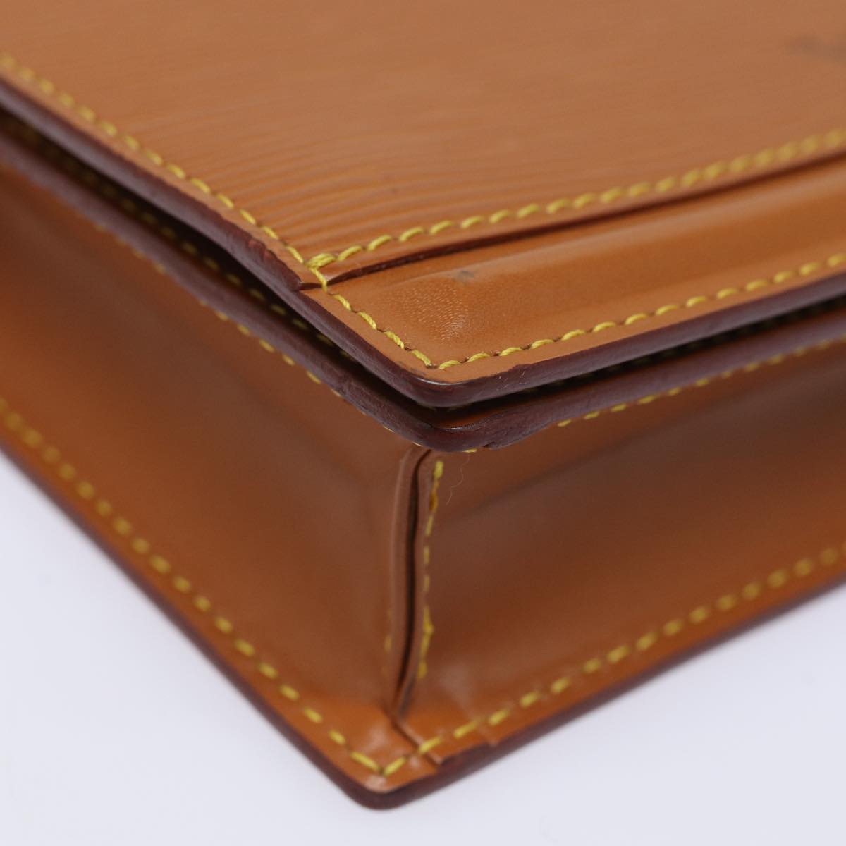 LOUIS VUITTON Epi Tilsitt Pouch Brown M52603 LV th5122