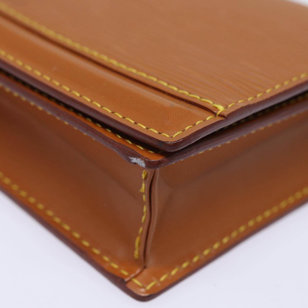 LOUIS VUITTON Epi Tilsitt Pouch Brown M52603 LV th5122