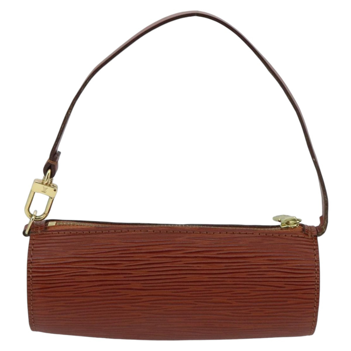 LOUIS VUITTON Epi Soufflot Pouch Brown LV th5313