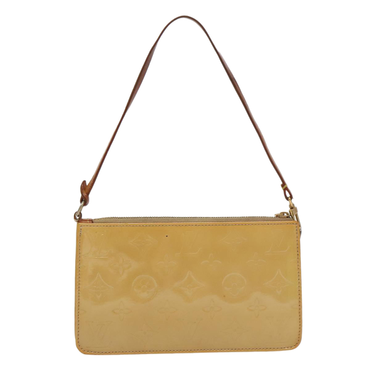 LOUIS VUITTON Monogram Vernis Lexington Accessory Pouch Beige M91010 th5369