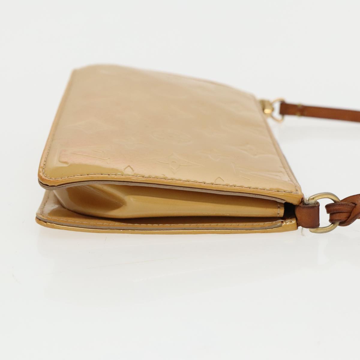 LOUIS VUITTON Monogram Vernis Lexington Accessory Pouch Beige M91010 th5369