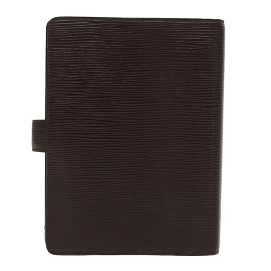 LOUIS VUITTON Epi Agenda MM Day Planner Cover Mocha R2004D LV th5394