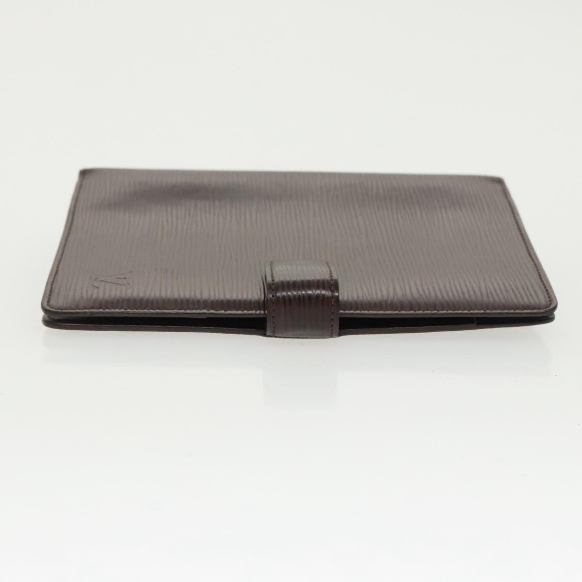 LOUIS VUITTON Epi Agenda MM Day Planner Cover Mocha R2004D LV th5394