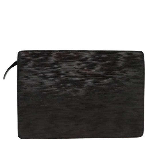 LOUIS VUITTON Epi Pochette Homme Clutch Bag Black Noir M52522 LV th5405