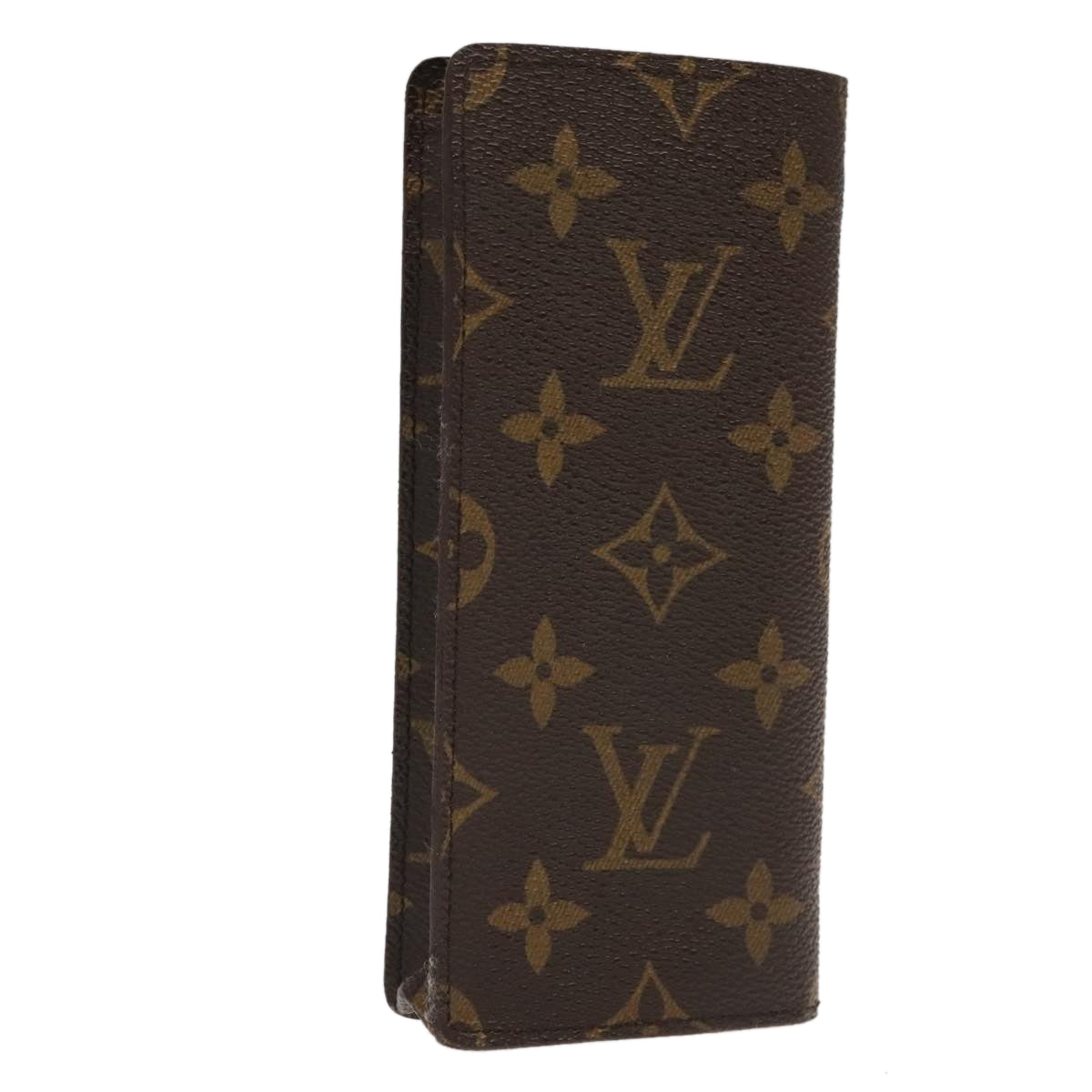 LOUIS VUITTON Monogram Etui Lunette Simple Glasses Case M62962 LV th5409