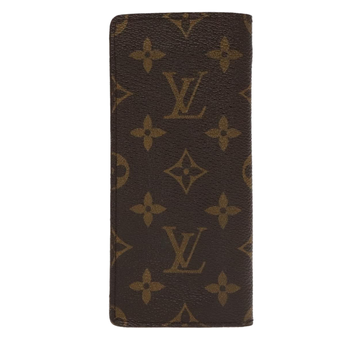 LOUIS VUITTON Monogram Etui Lunette Simple Glasses Case M62962 LV th5409