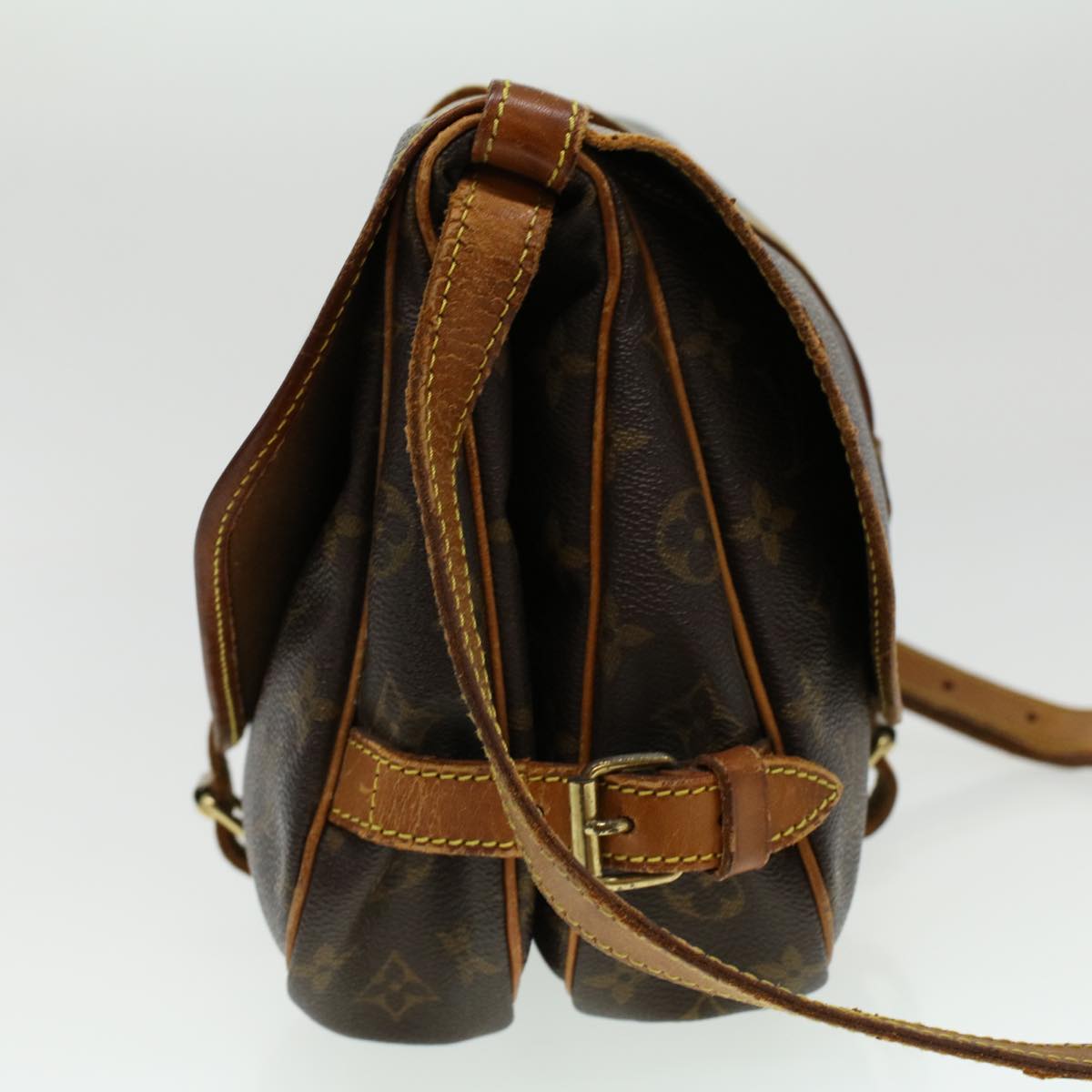 LOUIS VUITTON Monogram Saumur 30 Shoulder Bag M42256 LV bs3424