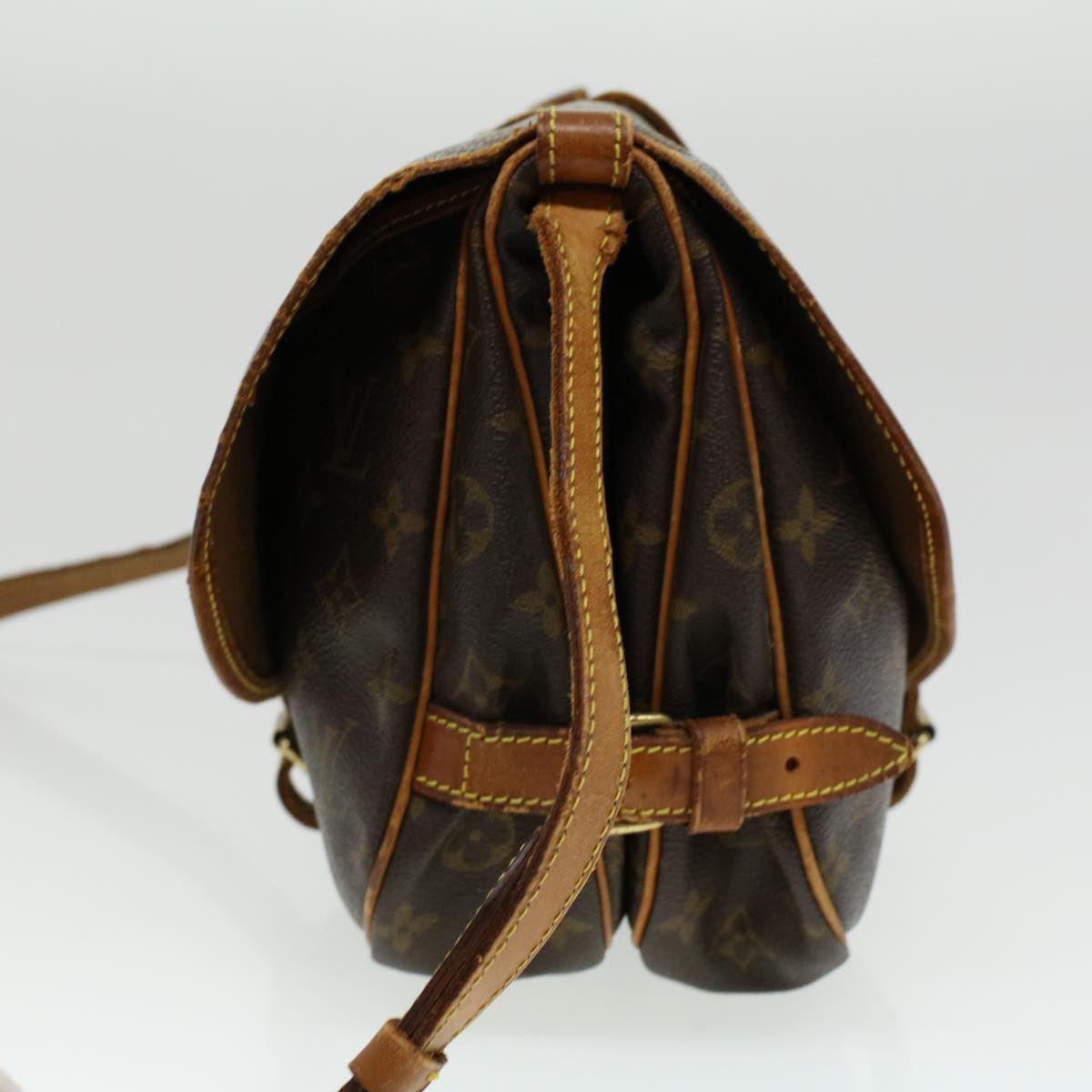 LOUIS VUITTON Monogram Saumur 30 Shoulder Bag M42256 LV bs3424