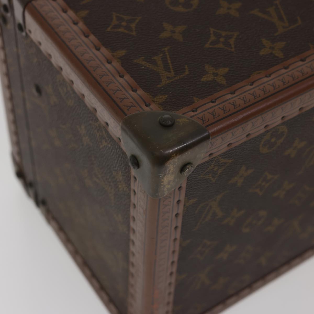 LOUIS VUITTON Monogram Boite Buteil Hand Bag Vanity Vintage M21822 am1389gA