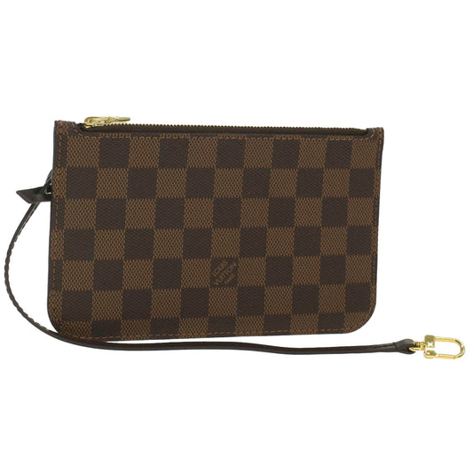 LOUIS VUITTON Damier Ebene Neverfull PM Pouch LV am3832