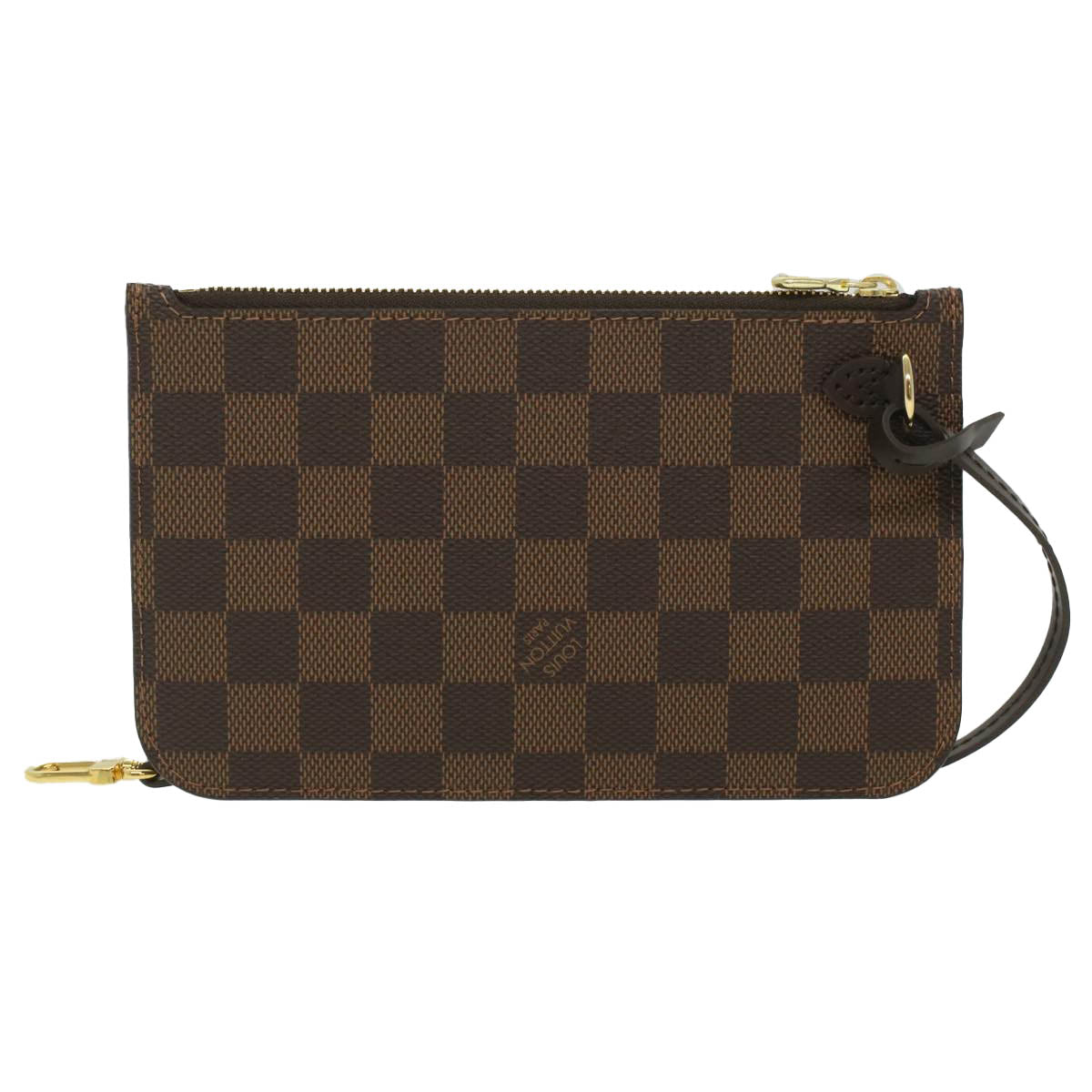 LOUIS VUITTON Damier Ebene Neverfull PM Pouch LV am3832