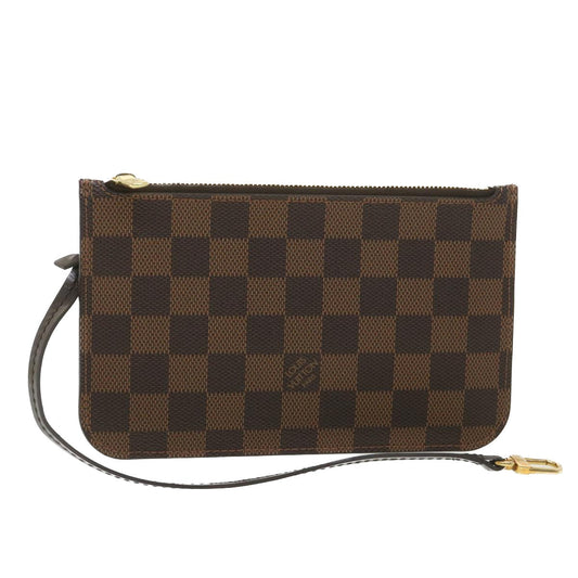 LOUIS VUITTON Damier Ebene Neverfull PM Pouch LV bs4447
