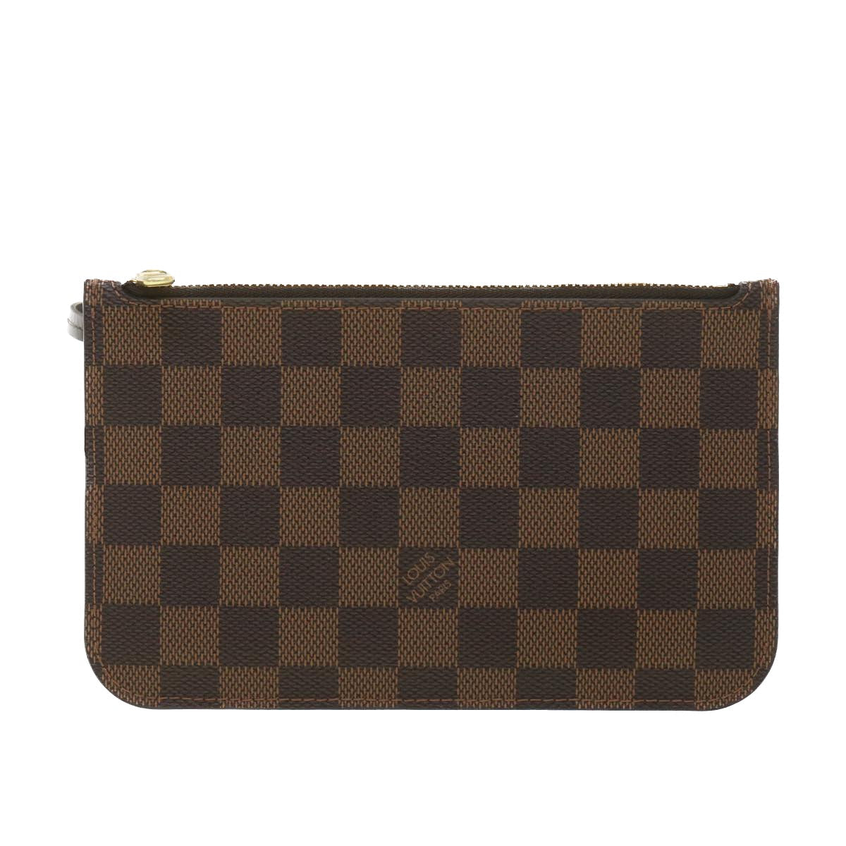 LOUIS VUITTON Damier Ebene Neverfull PM Pouch LV bs4447