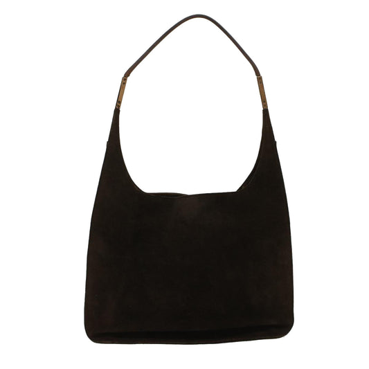 Luxury Gucci Shoulder Bag Suede Brown 001 3167 1225