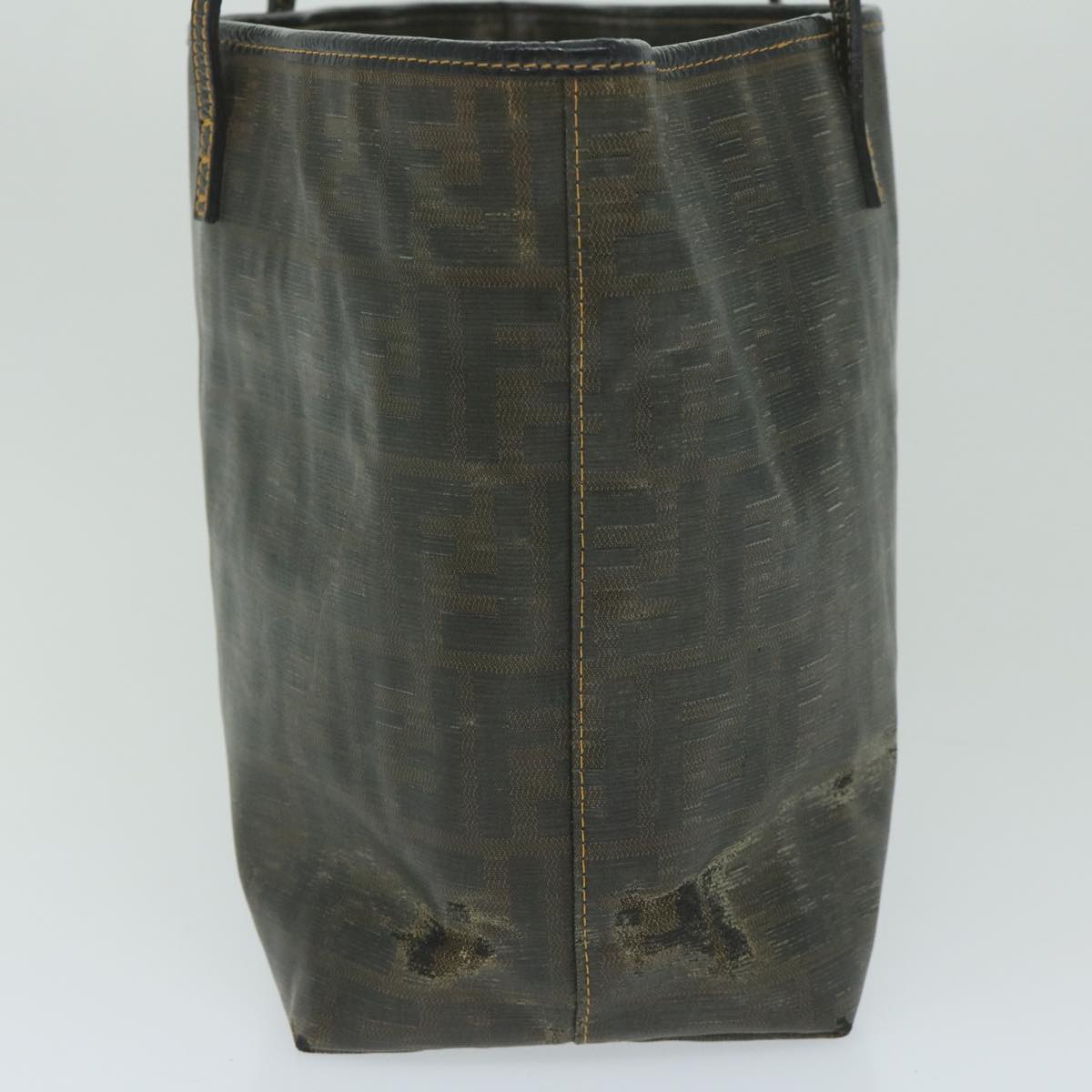 Luxury FendiZucca Canvas Tote Bag Brownti1394