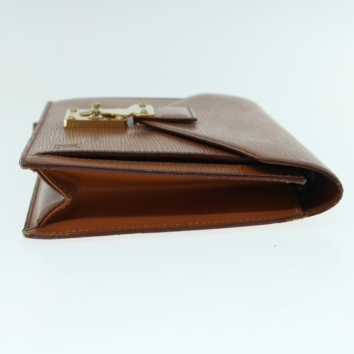 LOUIS VUITTON Epi Serie Dragonne Hand Bag Brown M52618 LV ti1409