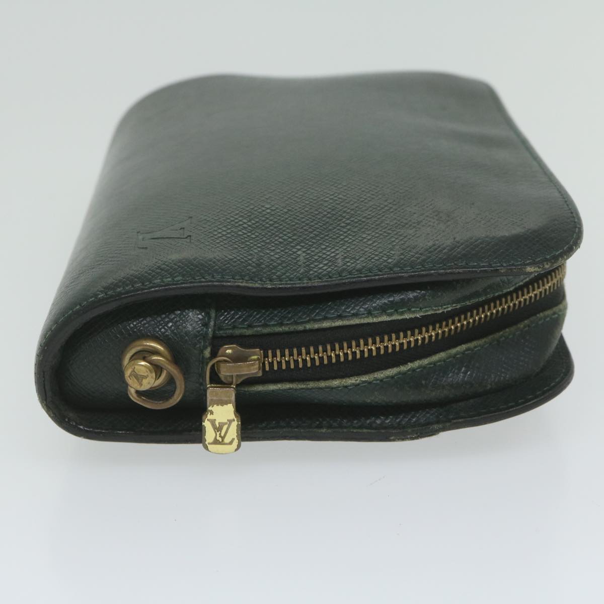 LOUIS VUITTON Taiga Baikal Clutch Bag Epicea M30184 LV ti1412