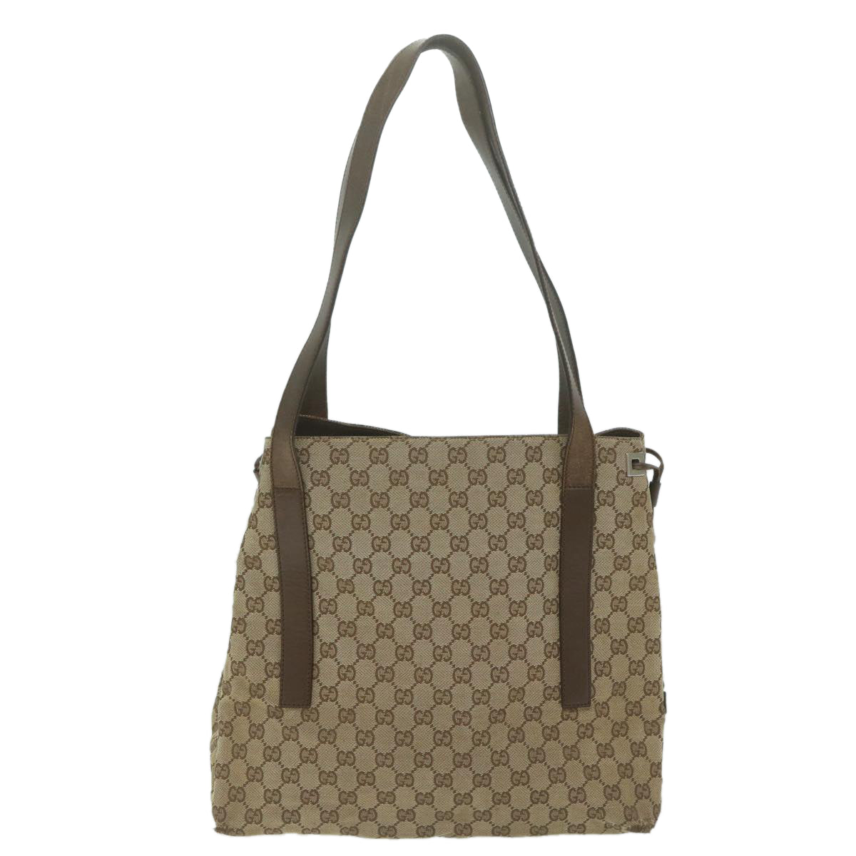 GUCCI GG Canvas Shoulder Bag Beige 30501 1472