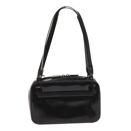 GUCCI Shoulder Bag Leather Black 1489