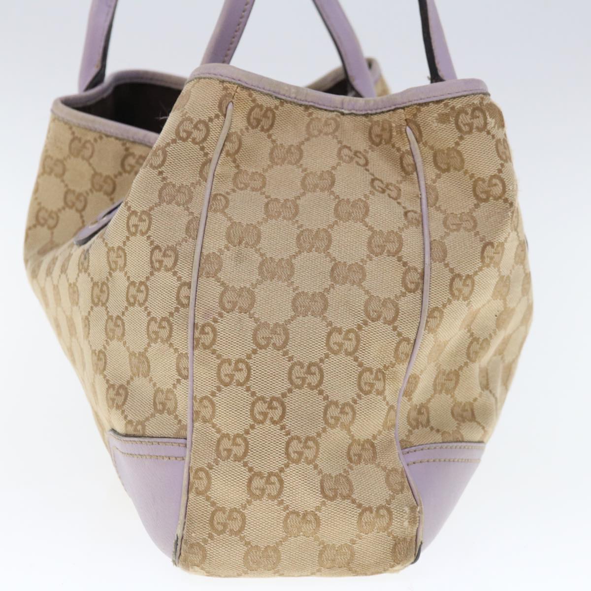 GUCCI GG Canvas Tote Bag Beige 163805 1492