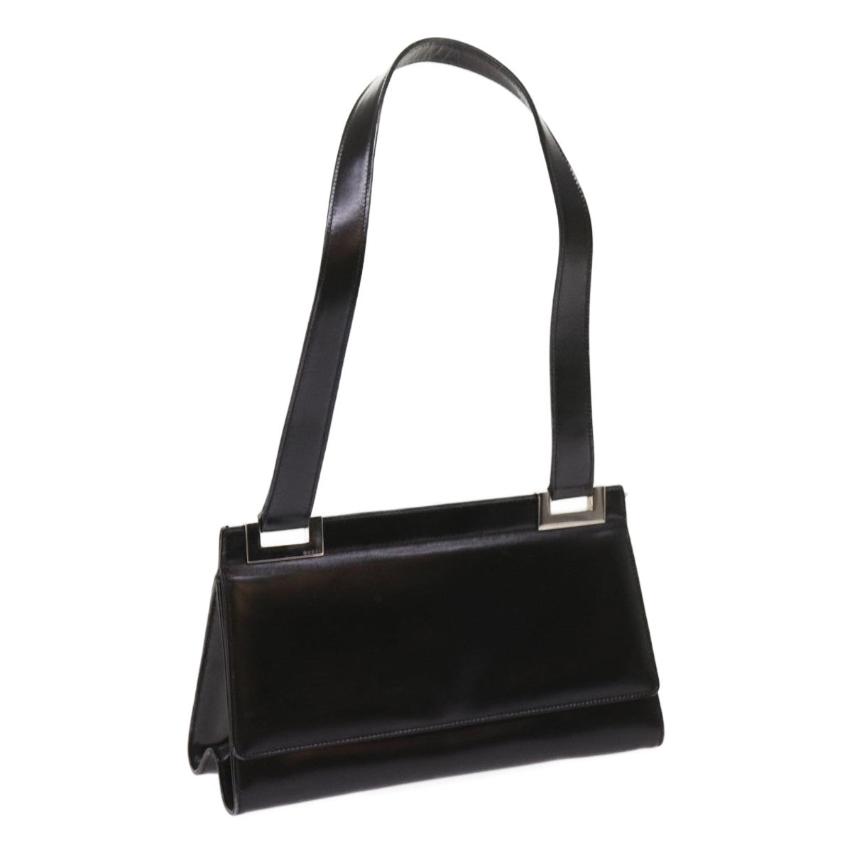 GUCCI Shoulder Bag Leather Black 1508