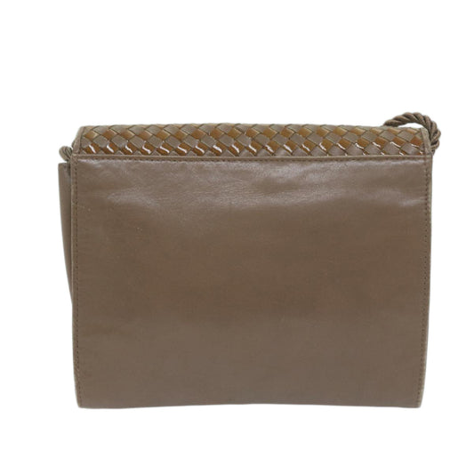 Luxury FendiShoulder Bag Leather Brownti1511