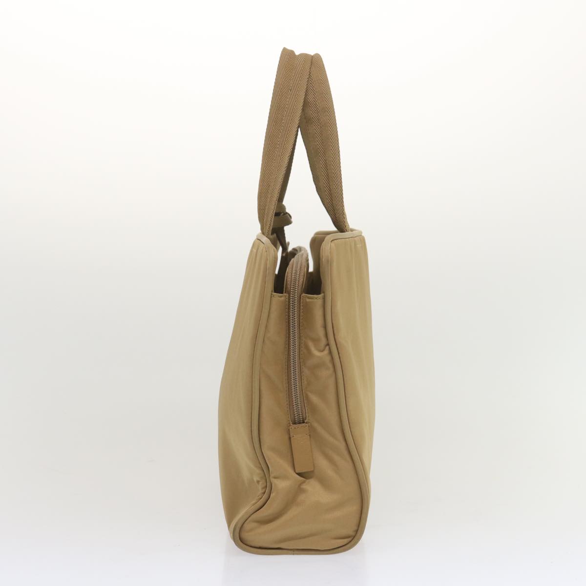 Luxury PradaHand Bag Nylon Beige ti1597