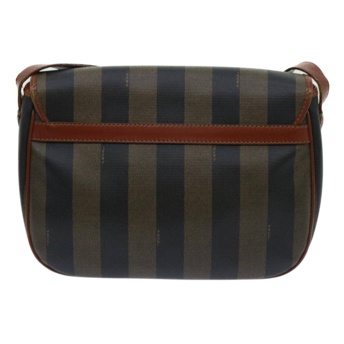 Luxury FendiPecan Canvas Shoulder Bag Brown Blackti1599