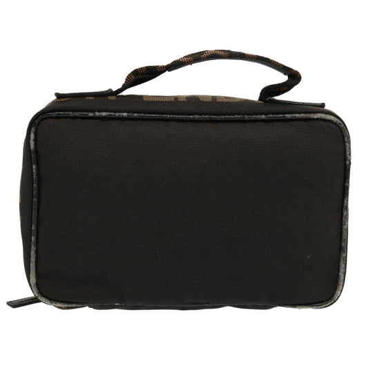 Luxury FendiVanity Pouch Canvas Blackti1600