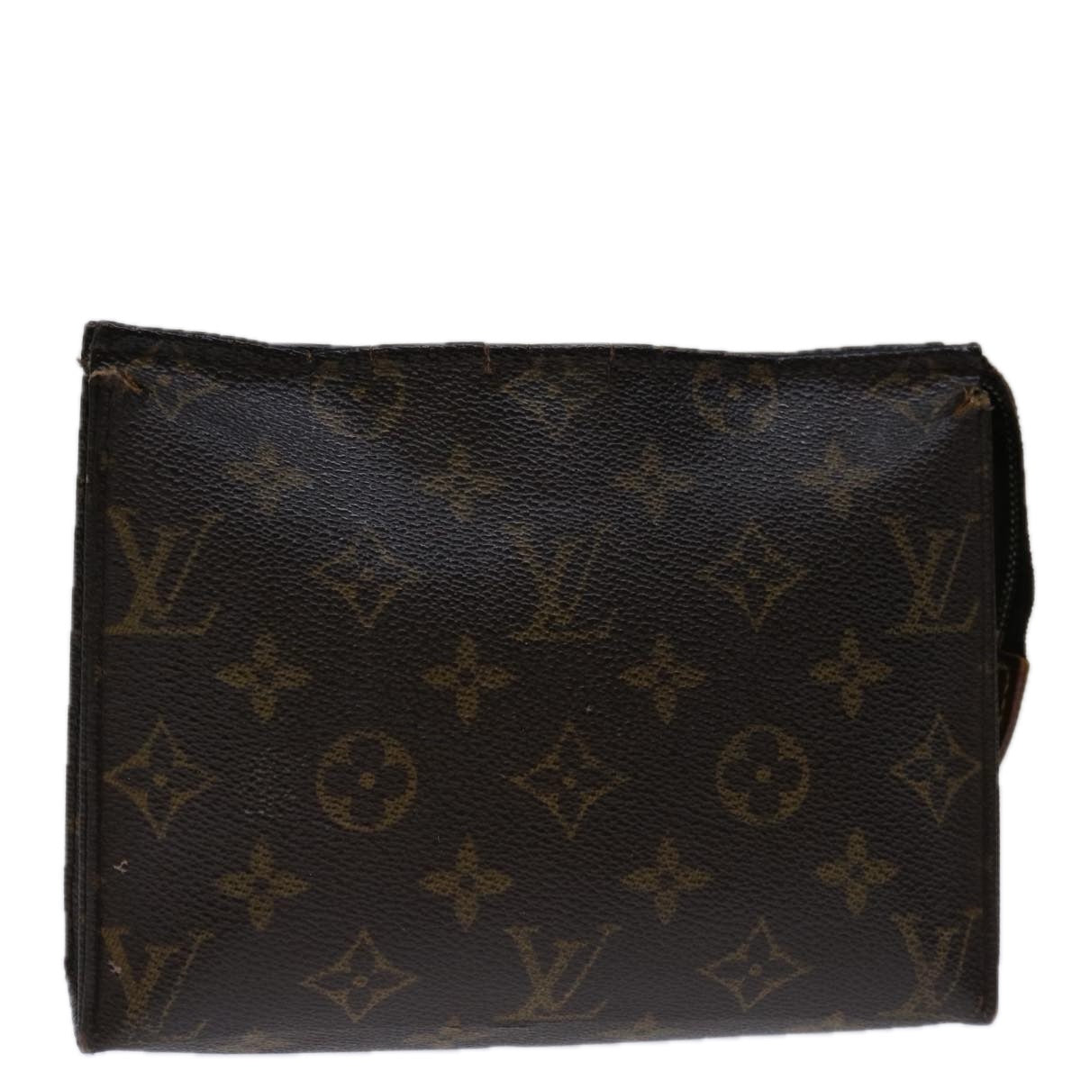LOUIS VUITTON Monogram Poche Toilette 19 Pouch M47544 LV ti1611