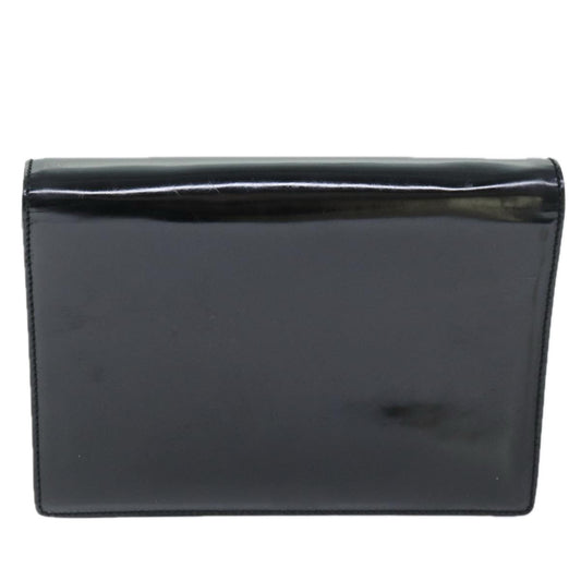Luxury Gucci Trending 2025 Clutch Bag Enamel Black 018 122 1940 1679