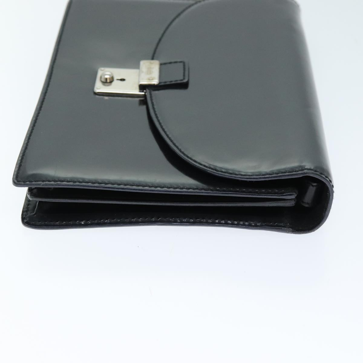 Luxury Gucci Trending 2025 Clutch Bag Enamel Black 018 122 1940 1679