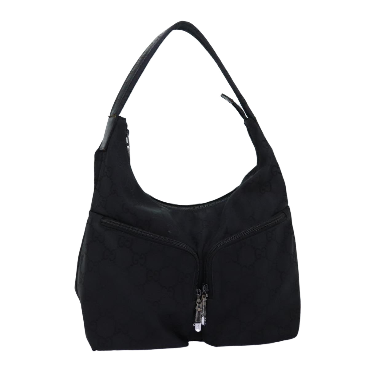 Luxury Gucci Trending 2025 GG Canvas Shoulder Bag Nylon Black 1680