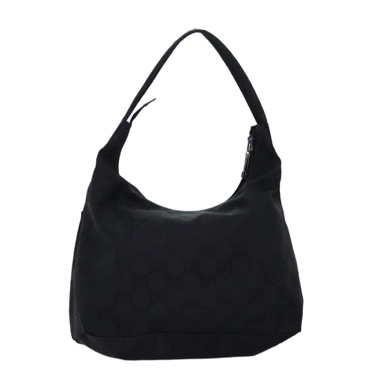 Luxury Gucci Trending 2025 GG Canvas Shoulder Bag Nylon Black 1680