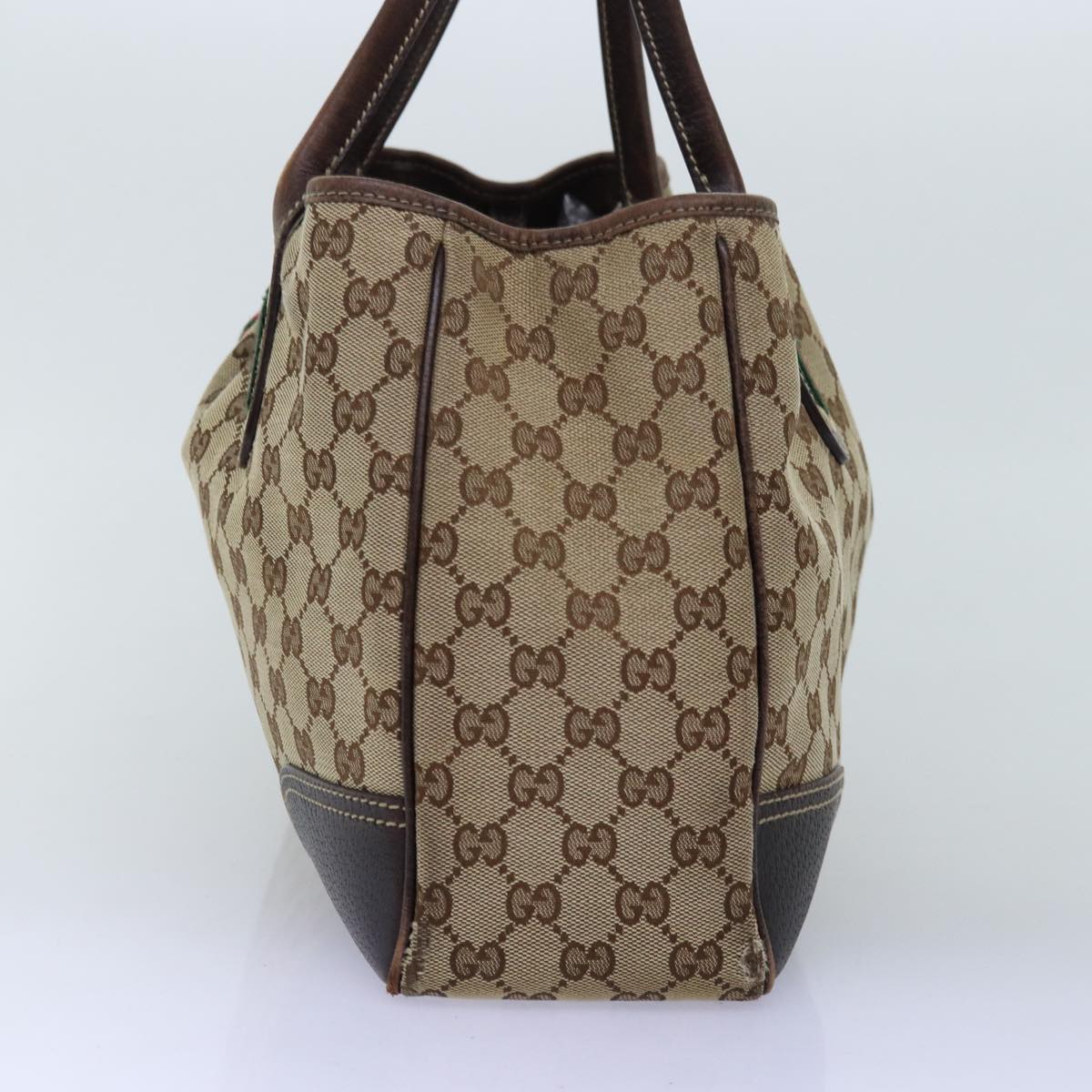 Luxury Gucci Trending 2025 GG Canvas Web Sherry Line Tote Bag Beige Green Red 1682