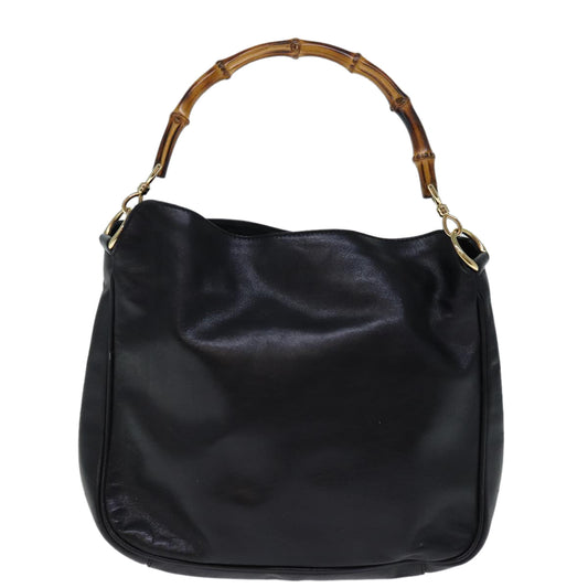 Luxury Gucci Trending 2025 Bamboo Hand Bag Leather Black 001 2113 1638 1685