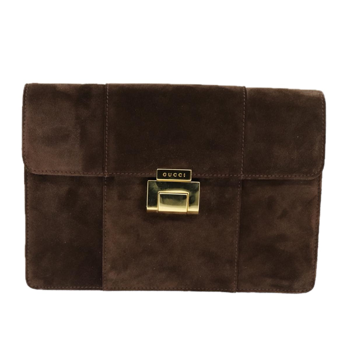 Luxury Gucci Trending 2025 Shoulder Bag Suede Brown 1687