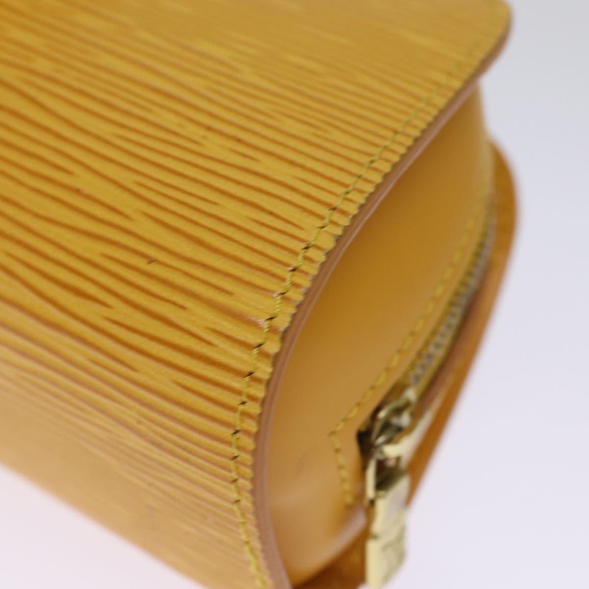 LOUIS VUITTON Epi Dauphine PM Pouch Yellow M48449 LV ti1745