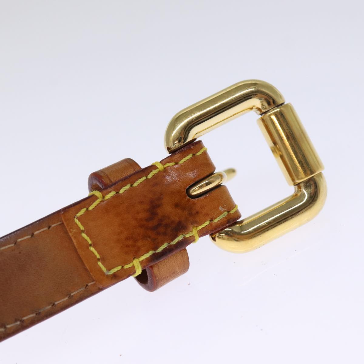 LOUIS VUITTON Damier Azur Ceinture Tresor Belt 36.2"""""""" M9730 LV ti1747