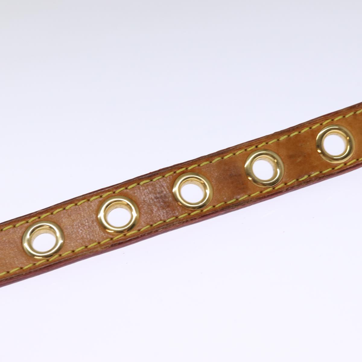 LOUIS VUITTON Damier Azur Ceinture Tresor Belt 36.2"""""""" M9730 LV ti1747