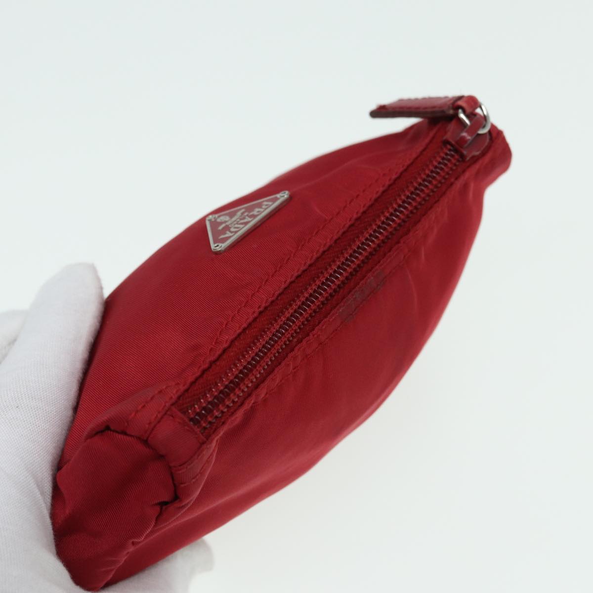 Luxury Prada Pouch Nylon Red  ti1879