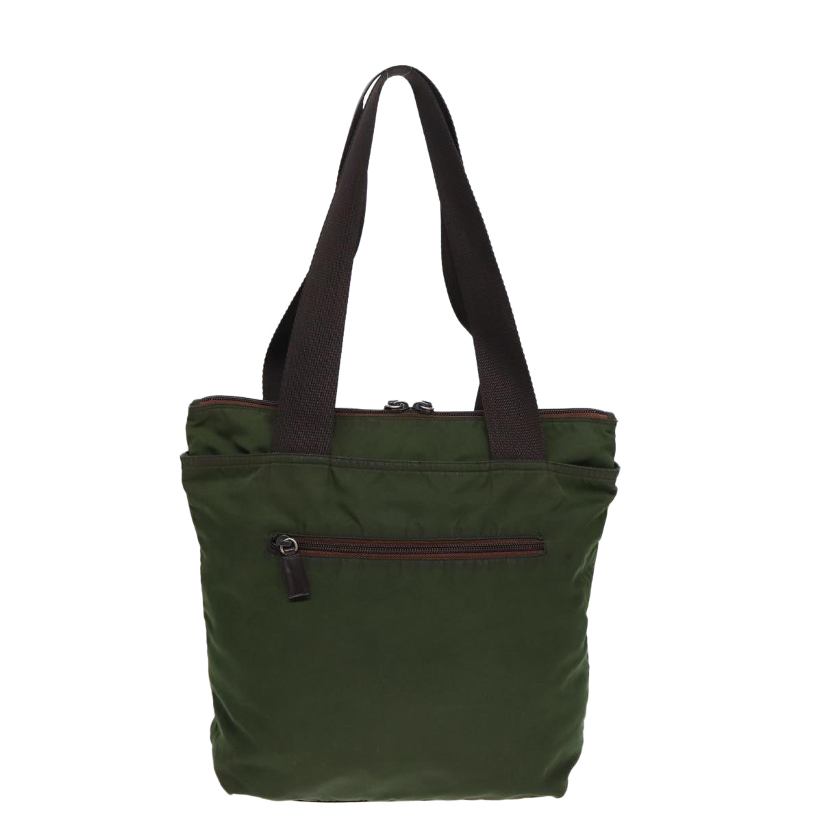 Luxury Prada Tote Bag Nylon Khaki Brown  ti1953