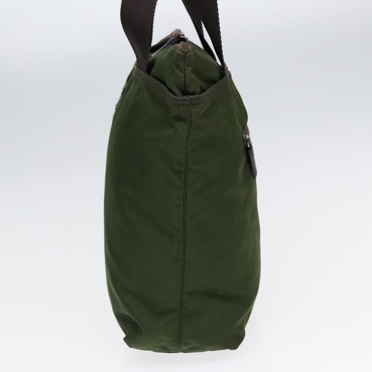 Luxury Prada Tote Bag Nylon Khaki Brown  ti1953