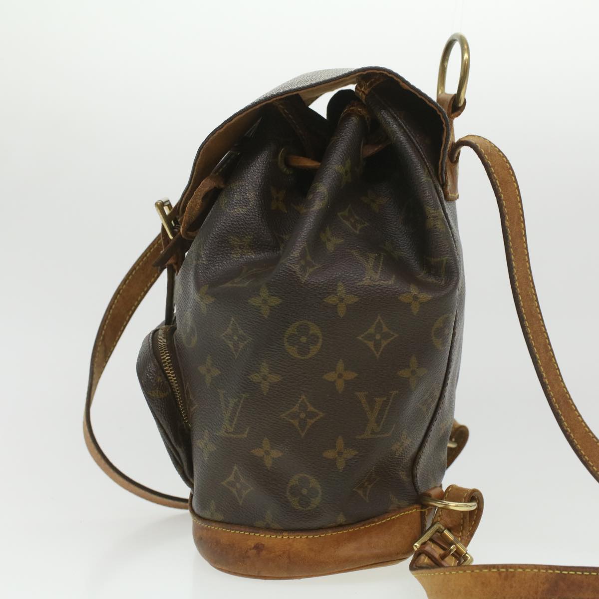 LOUIS VUITTON Monogram Montsouris MM Backpack M51136 LV ti896